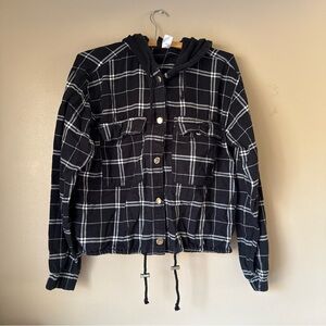 Divided Girls Black & White Flannel